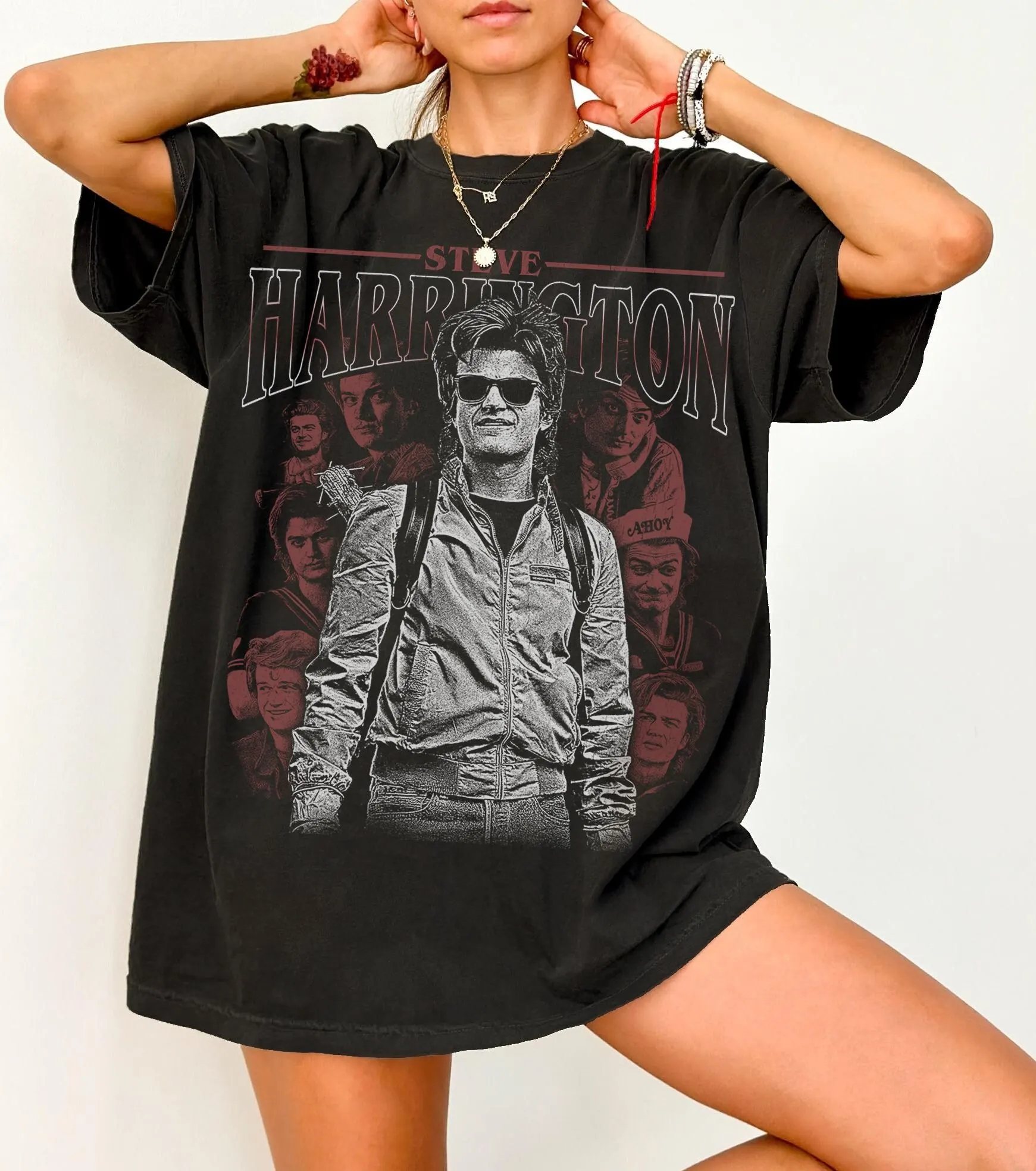 Steve Harrington T-Shirt Unise - Summer Clothing Gif avaliação e preço