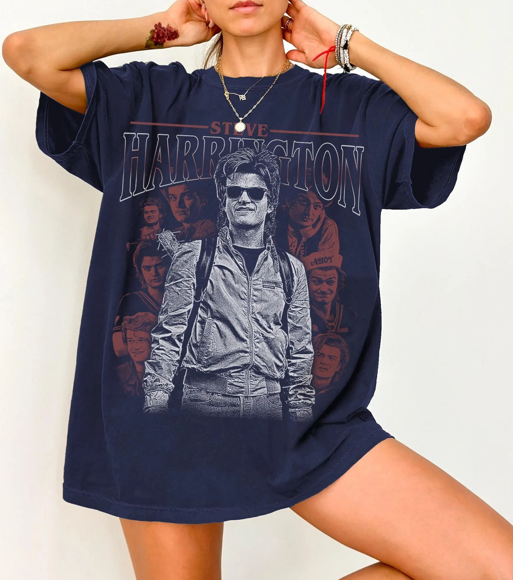 Steve Harrington T-Shirt Unise - Summer Clothing Gif avaliação e preço