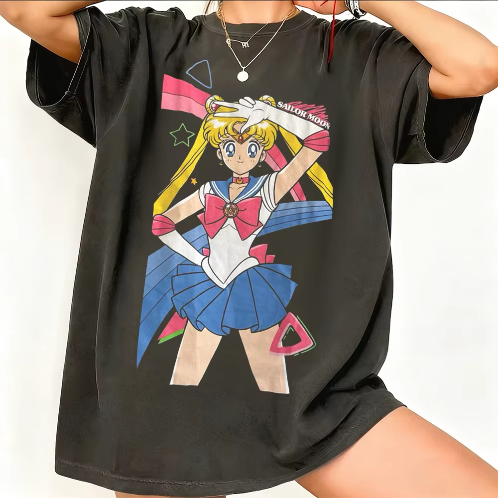 Sailor Moon Retro 90s Anime Gr - Summer Clothing Trends 2026 avaliação e preço