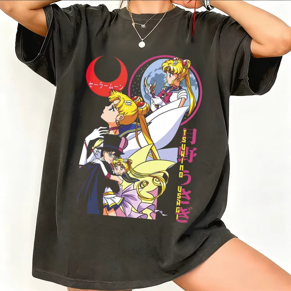 Sailor Moon Retro 90s Anime Gr - Summer Clothing Trends 2026 avaliação e preço