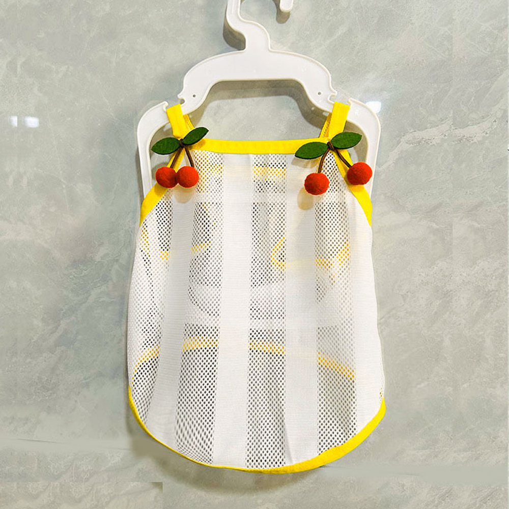 Breathable Cute Pet Dog Clothe - Summer Clothing In French avaliação e preço