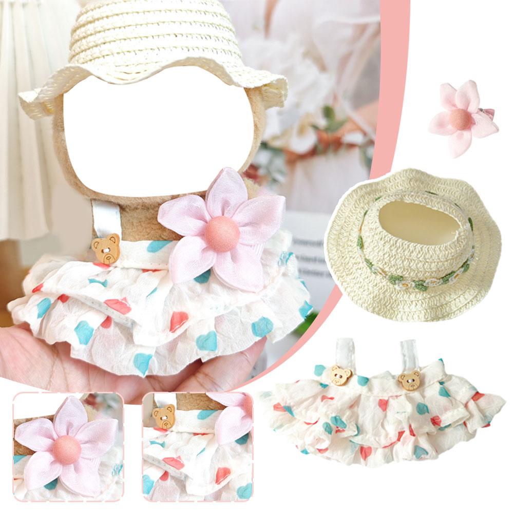 17cm Doll's Clothes For Labubu - Summer Clothing Gif avaliação e preço