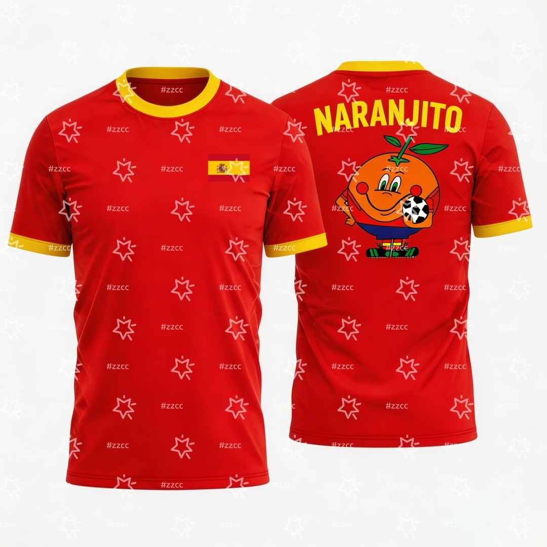 2026 Naranjito Graphic Footbal - Summer Clothing In Spanish avaliação e preço