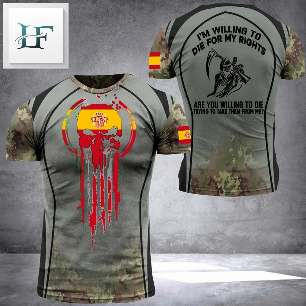 New Fashion Spanish Army Men's - Summer Clothing In Spanish avaliação e preço