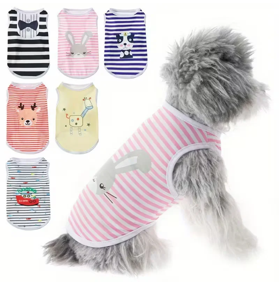 Cute Summer Pet Dog Cooling Ve - Summer Clothing In French avaliação e preço