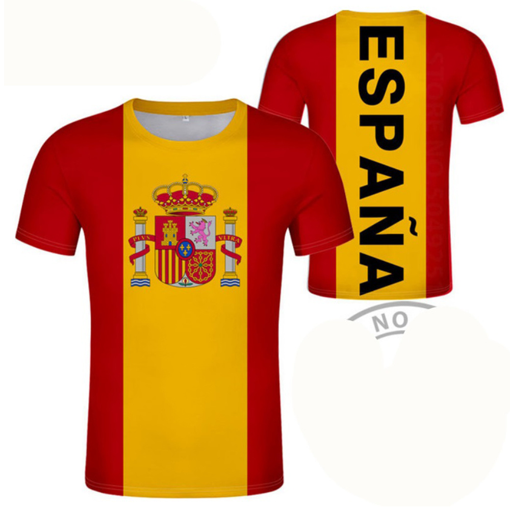 Spain Football Jersey 3D Proud - Summer Clothing In Spanish avaliação e preço