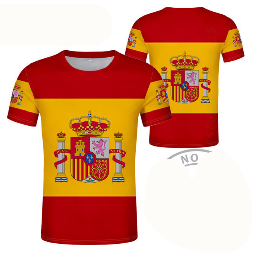 Spain Football Jersey 3D Proud - Summer Clothing In Spanish avaliação e preço