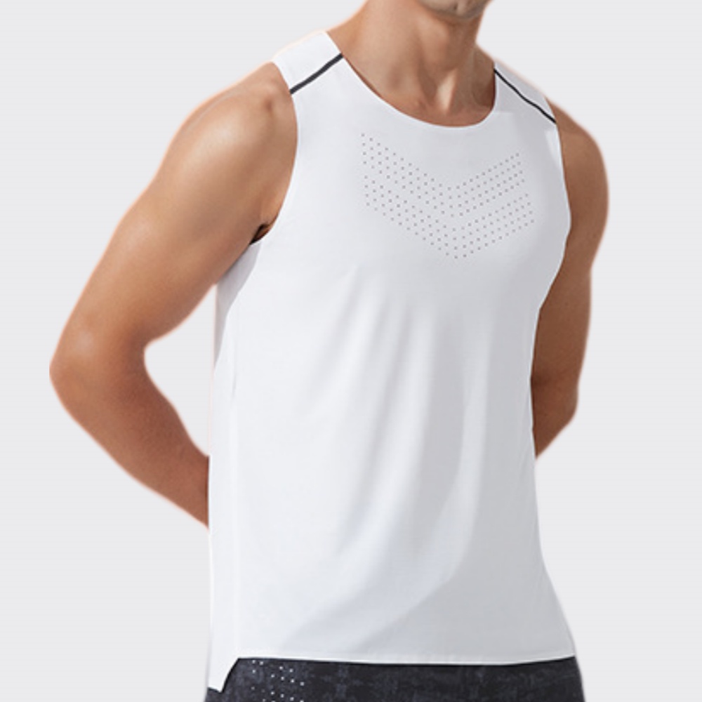 Men Gym Vest Quick Dry Running - Xl Summer Clothing avaliação e preço