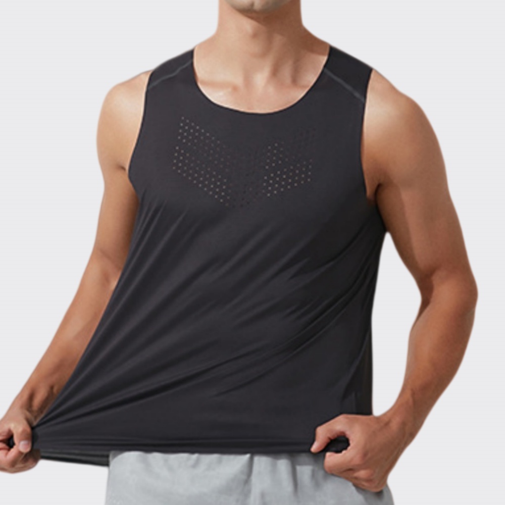 Men Gym Vest Quick Dry Running - Xl Summer Clothing avaliação e preço