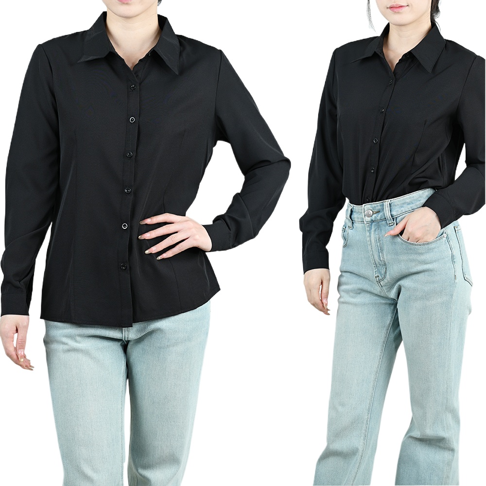 Office Women's White Black Blo - Xl Summer Clothing avaliação e preço