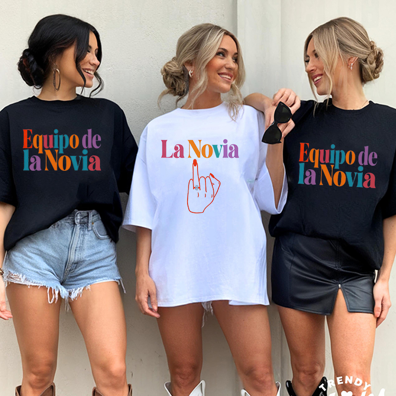 Single Farewell Party Printed  - Summer Clothing In Spanish avaliação e preço