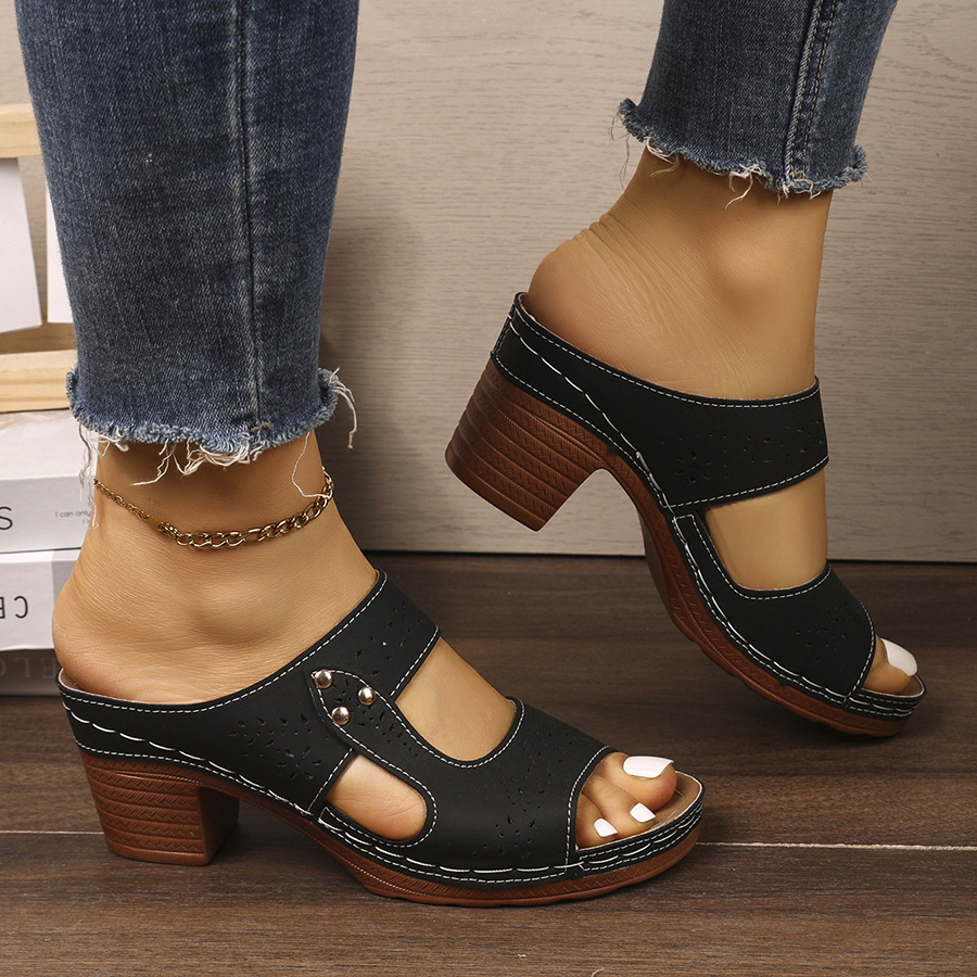 Casual Slingback Slides Shoes  - Summer Clothing Modest avaliação e preço