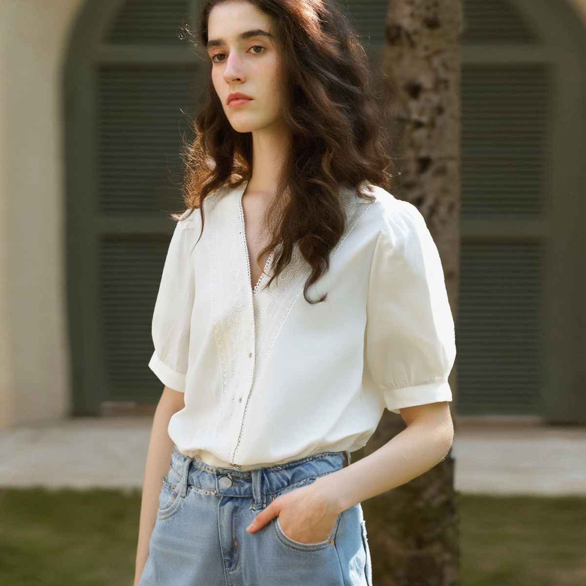 OLrain Women's Shirts 2026 Sum - Summer Clothing In French avaliação e preço