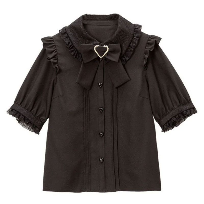 Kawaii Women Shirts Lolita Y2K - Xl Summer Clothing avaliação e preço