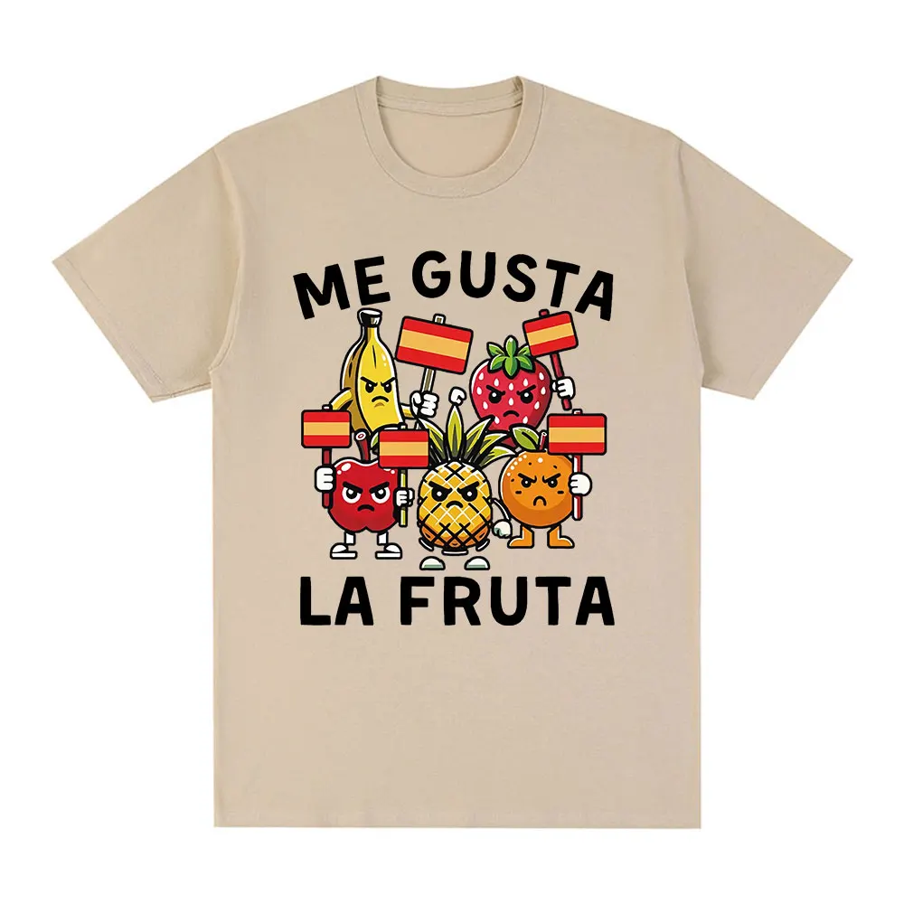 Me Gusta La Fruta T-shirt Funn - Summer Clothing In Spanish avaliação e preço