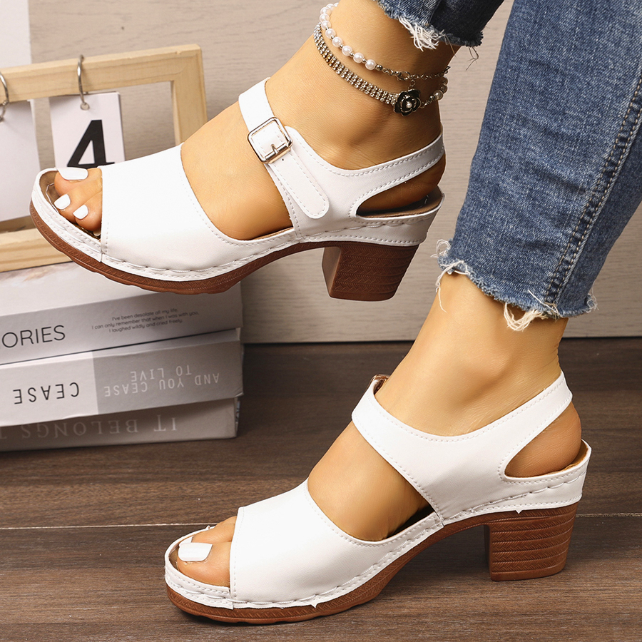 Casual Slingback Slides Shoes  - Summer Clothing Modest avaliação e preço