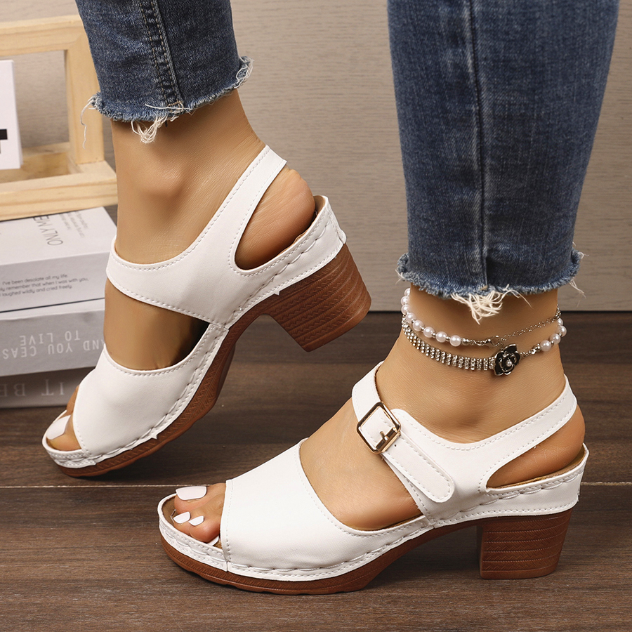 Casual Slingback Slides Shoes  - Summer Clothing Modest avaliação e preço