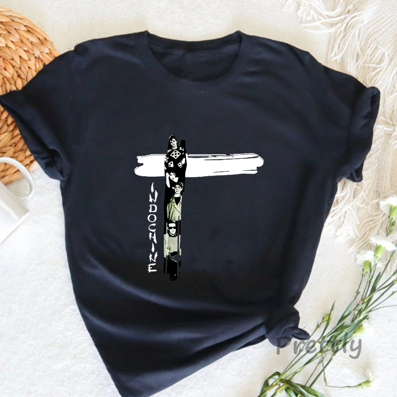 Indochine Pop Rock T-Shirt New - Summer Clothing In French avaliação e preço