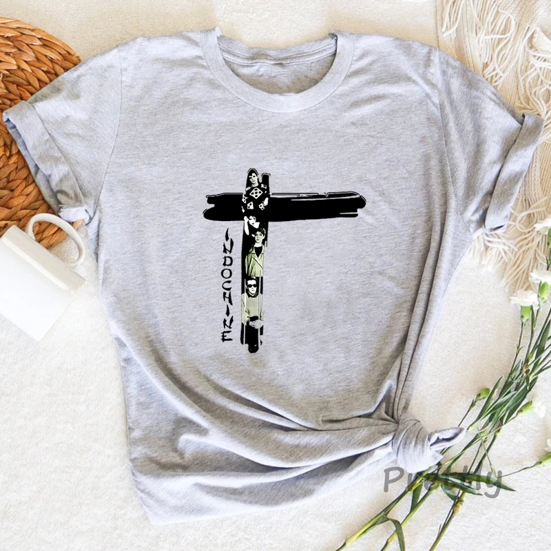 Indochine Pop Rock T-Shirt New - Summer Clothing In French avaliação e preço