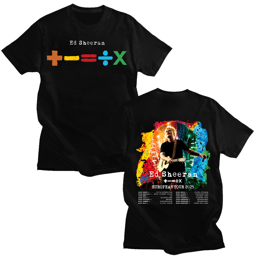 Ed Sheeran European Tour 2025  - Summer Clothing Gif avaliação e preço