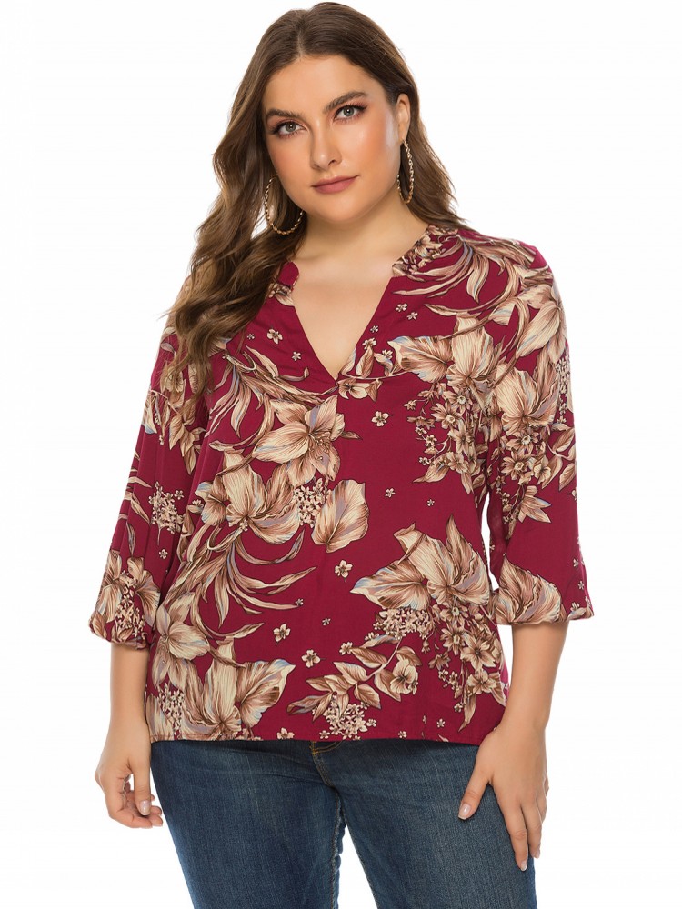 Women's Plus Size XL-4XL Casua - Xl Summer Clothing avaliação e preço