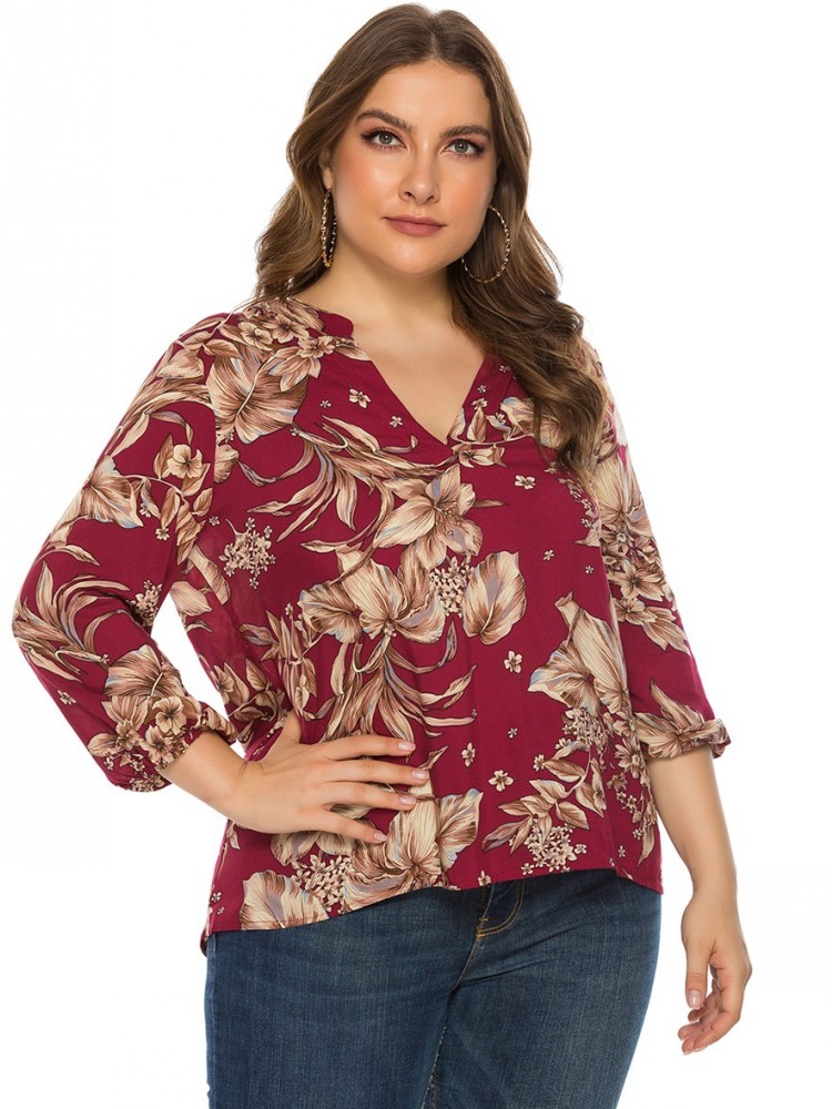 Women's Plus Size XL-4XL Casua - Xl Summer Clothing avaliação e preço