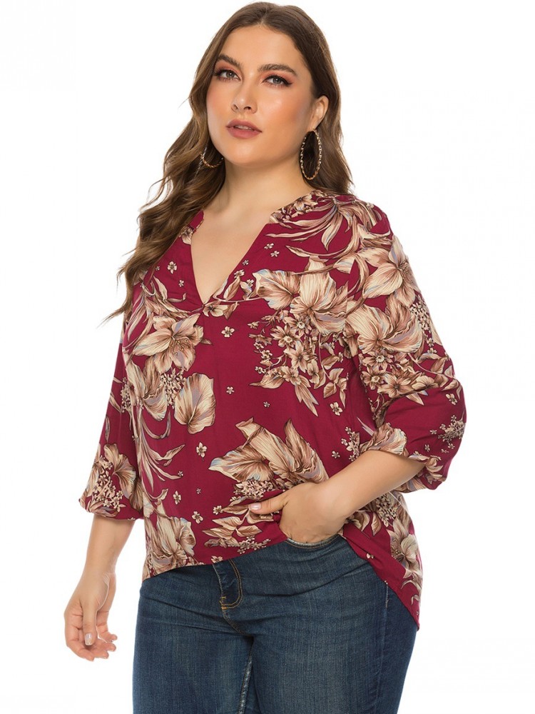 Women's Plus Size XL-4XL Casua - Xl Summer Clothing avaliação e preço