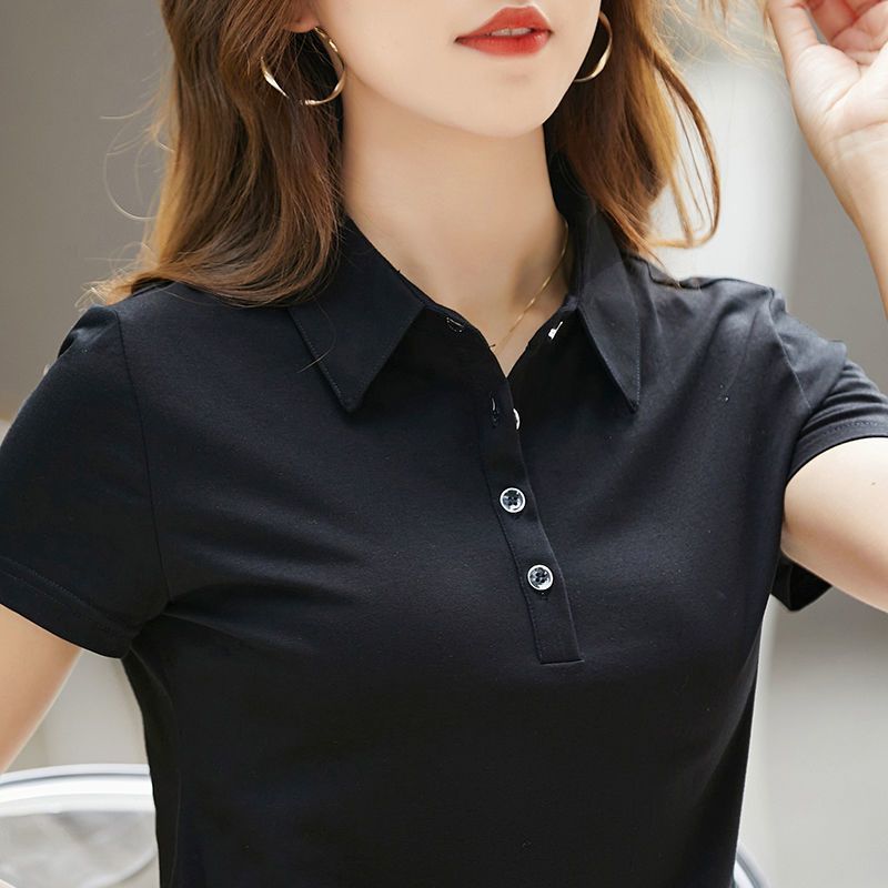 Female Tee Slim 100℅ Cotton Pl - Summer Clothing Cheap avaliação e preço