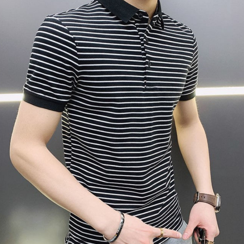 Man with Collar Tee Shirts Str - Xl Summer Clothing avaliação e preço
