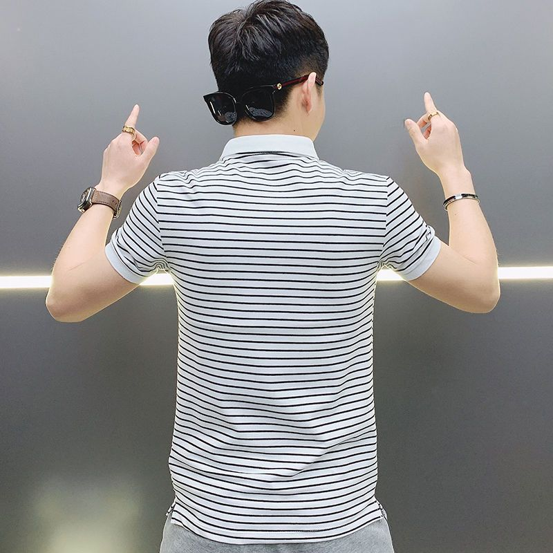 Man with Collar Tee Shirts Str - Xl Summer Clothing avaliação e preço