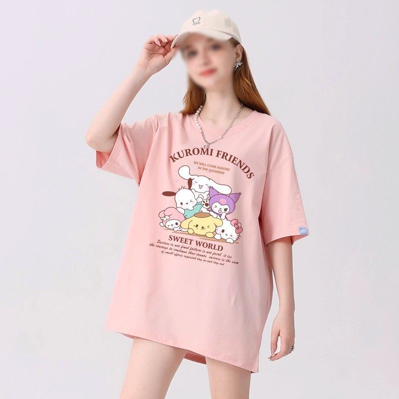 Sanrio Cinnamoroll Yk2 T-Shirt - Summer Clothing Cheap avaliação e preço