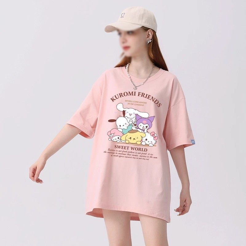 Sanrio Cinnamoroll Yk2 T-Shirt - Summer Clothing Cheap avaliação e preço