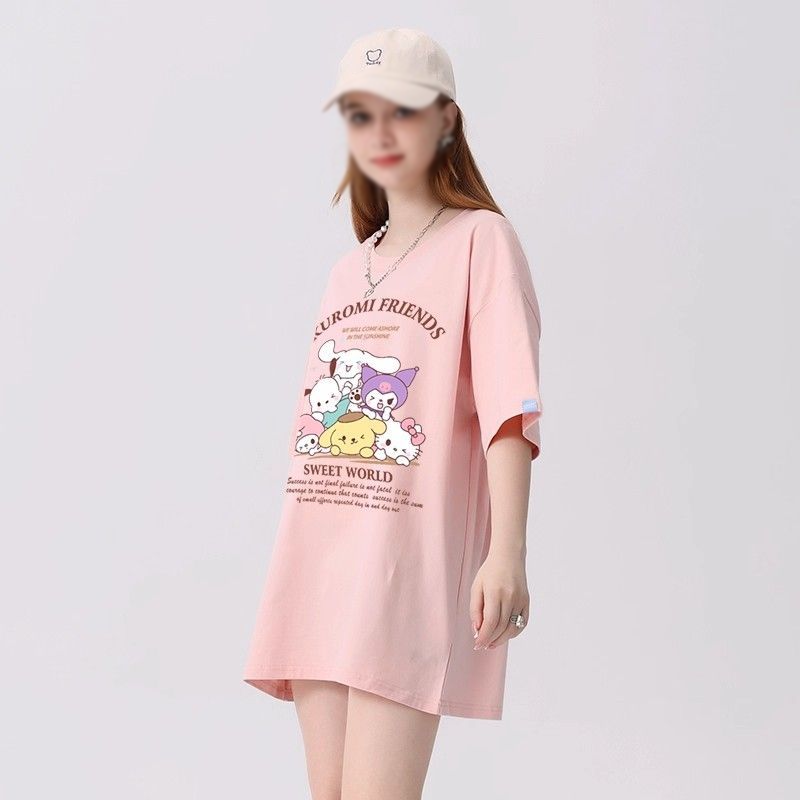 Sanrio Cinnamoroll Yk2 T-Shirt - Summer Clothing Cheap avaliação e preço