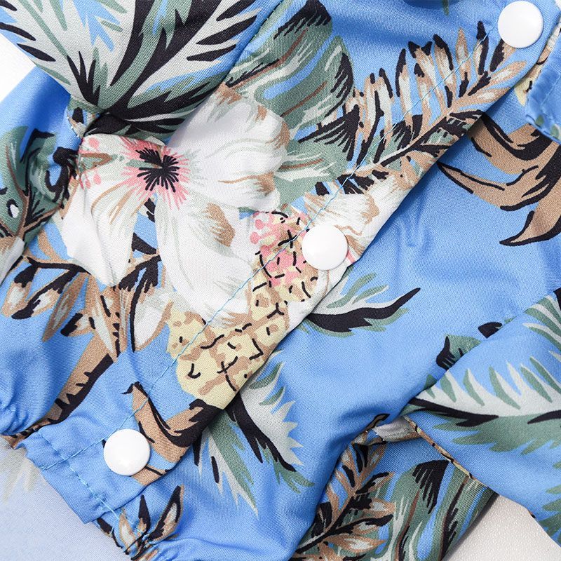 Hawaiian Style Pet Dog Clothe  - Summer Clothing In French avaliação e preço